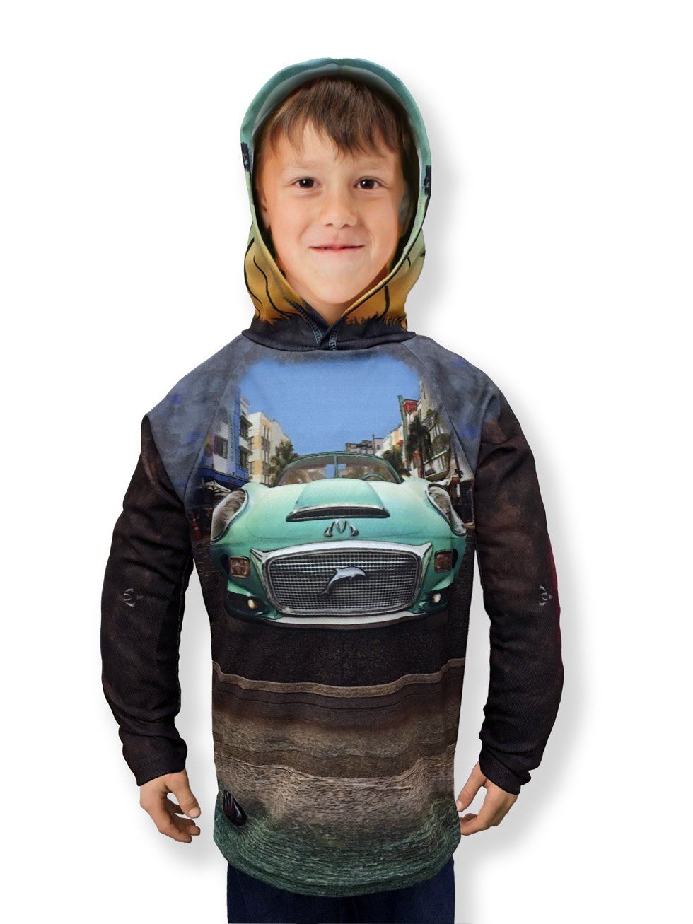 MOUTH MOBILES™ MIAMI - Hoodie Chomp Shirt by MOUTHMAN® Kid's Clothing 