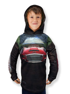 MOUTH MOBILES™ ROUTE 66 - Hoodie Chomp Shirt by MOUTHMAN® Kid's Clothing 