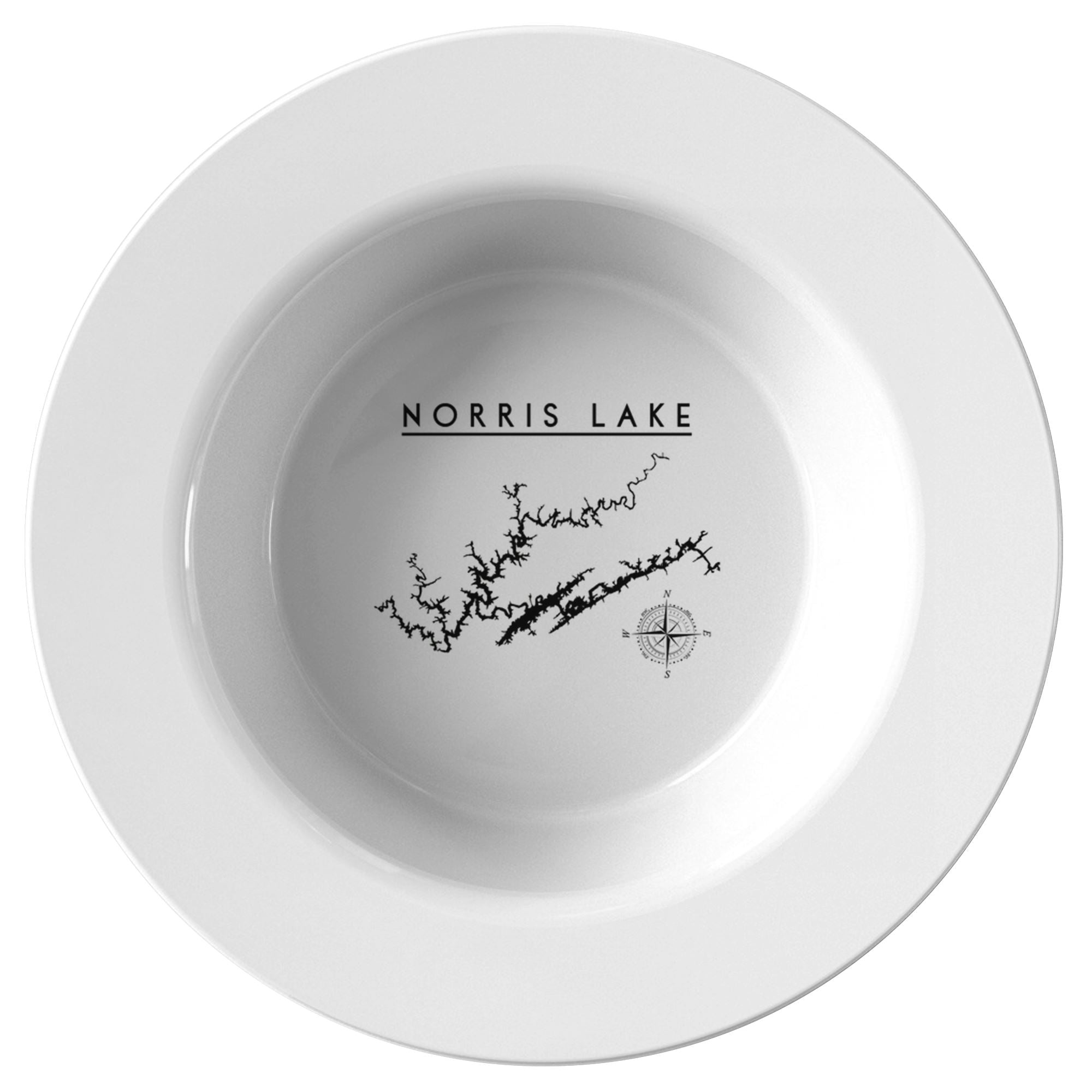 Norris Lake Bowl | Printed | Lake Gift - Houseboat Kings