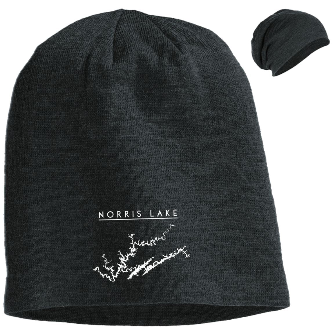 Norris Lake Embroidered Slouch Beanie - Houseboat Kings