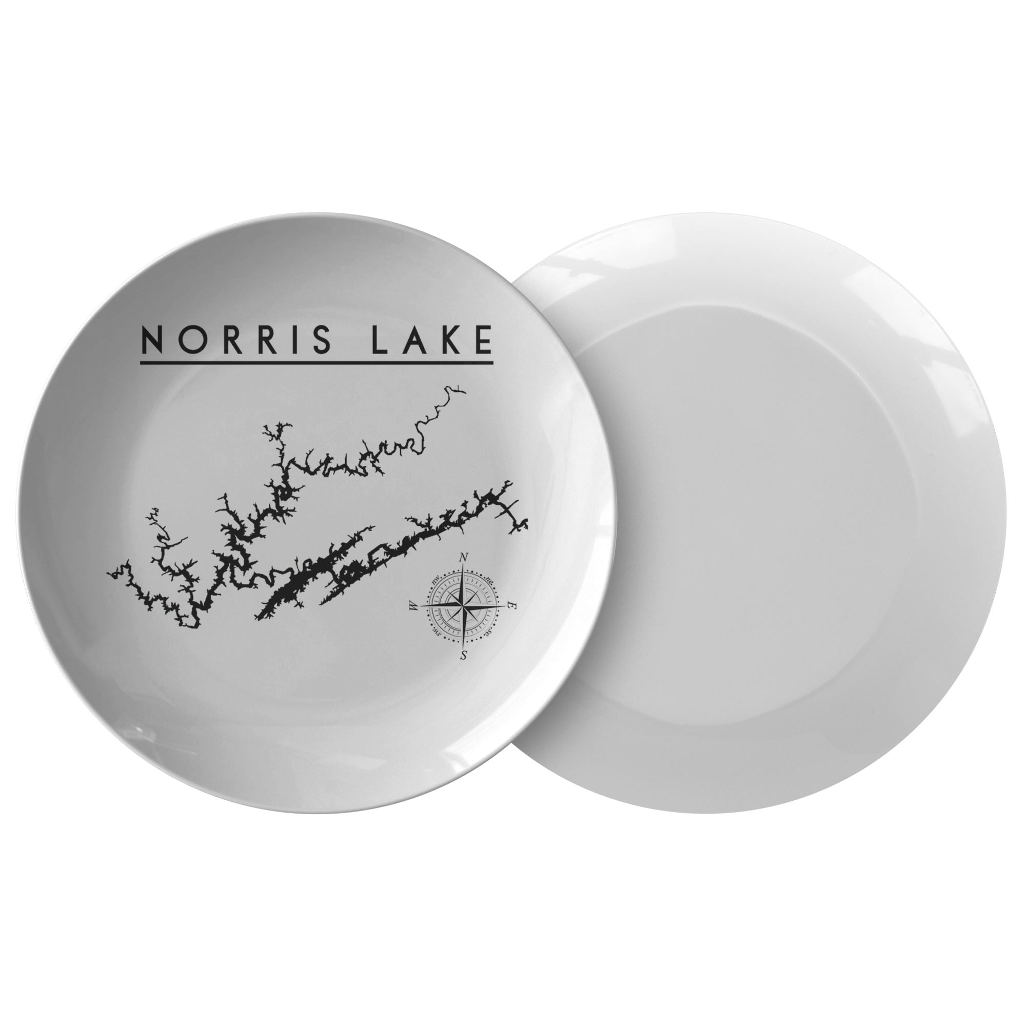 Norris Lake Plate | Printed | Lake Gift - Houseboat Kings
