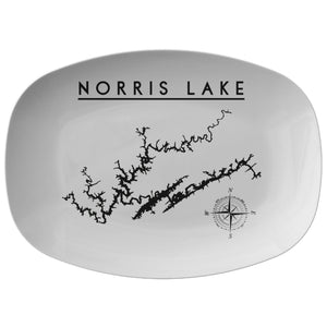 Norris Lake Platter | Printed | Lake Gift - Houseboat Kings