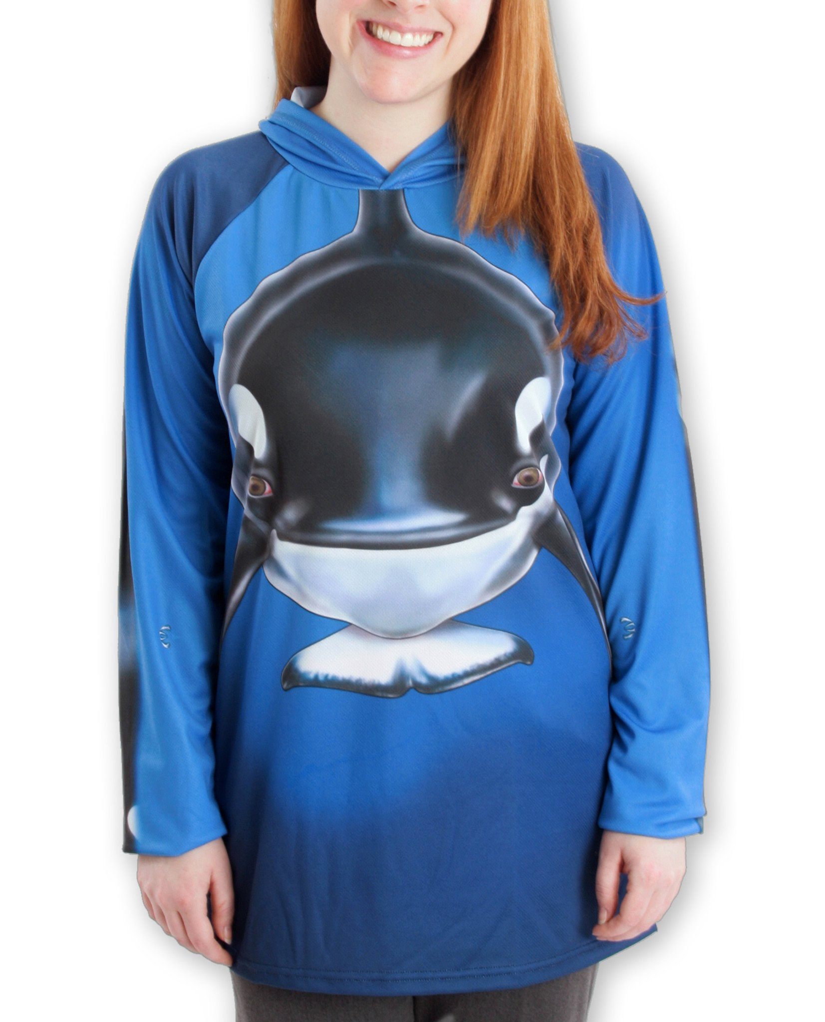 ORCA WHALE Hoodie Sport Shirt by MOUTHMAN® Kid's Clothing 