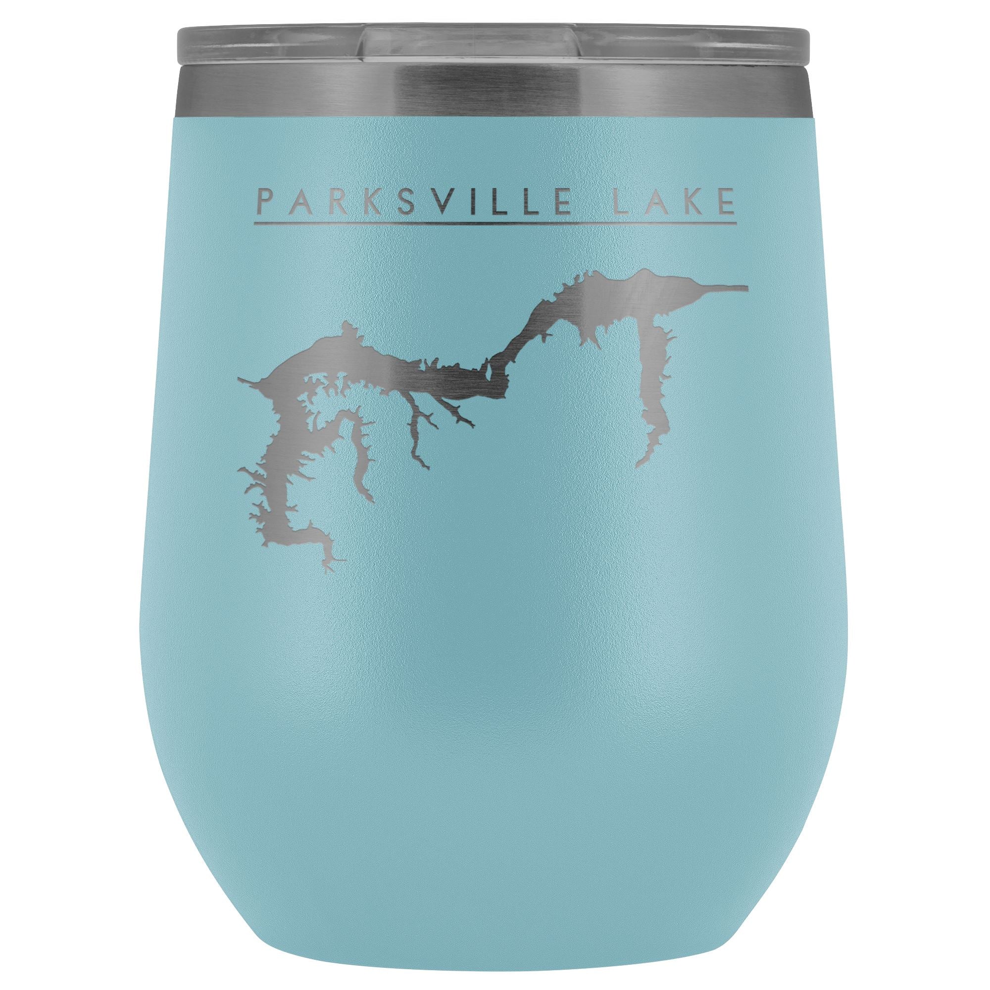 Parksville Lake Wine Tumbler | Laser Etched - Houseboat Kings