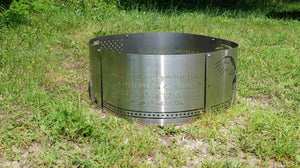 Patriotic Fire Pit Ring Stock 