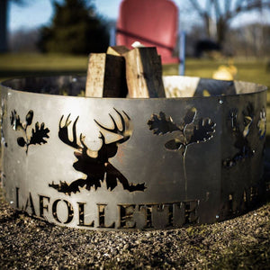 Personalized Outdoor Fire Pit Ring Personalized-7 