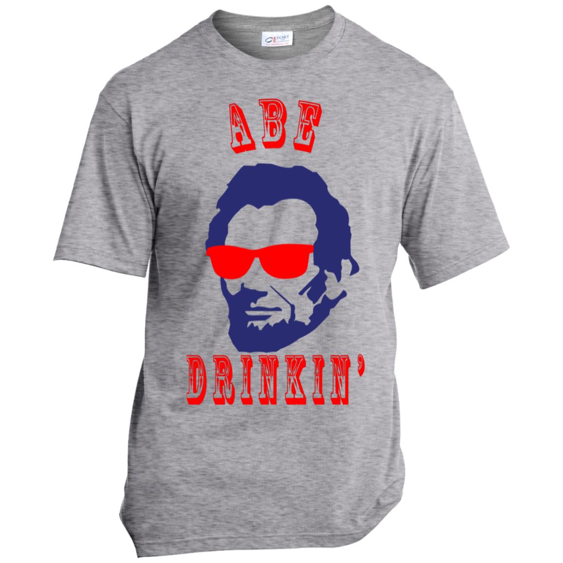 Presidents Day - Abe Drankin USA100 Made in the USA Unisex T-Shirt - Houseboat Kings