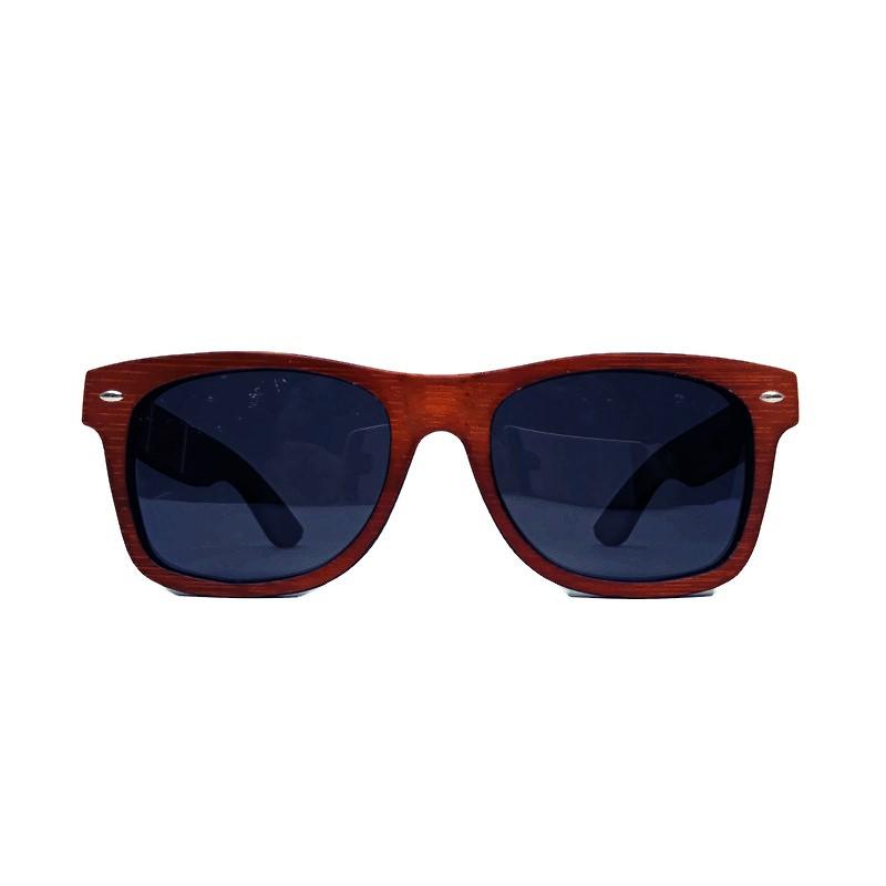 Red Stripe Two Tone Sunglasses, Engraved and Polarized Sunglasses 