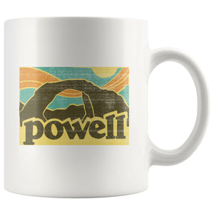 Retro Powell 11oz White Coffee Mug - Houseboat Kings
