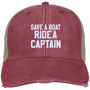 Save A Boat Ride A Captain Hat - Houseboat Kings