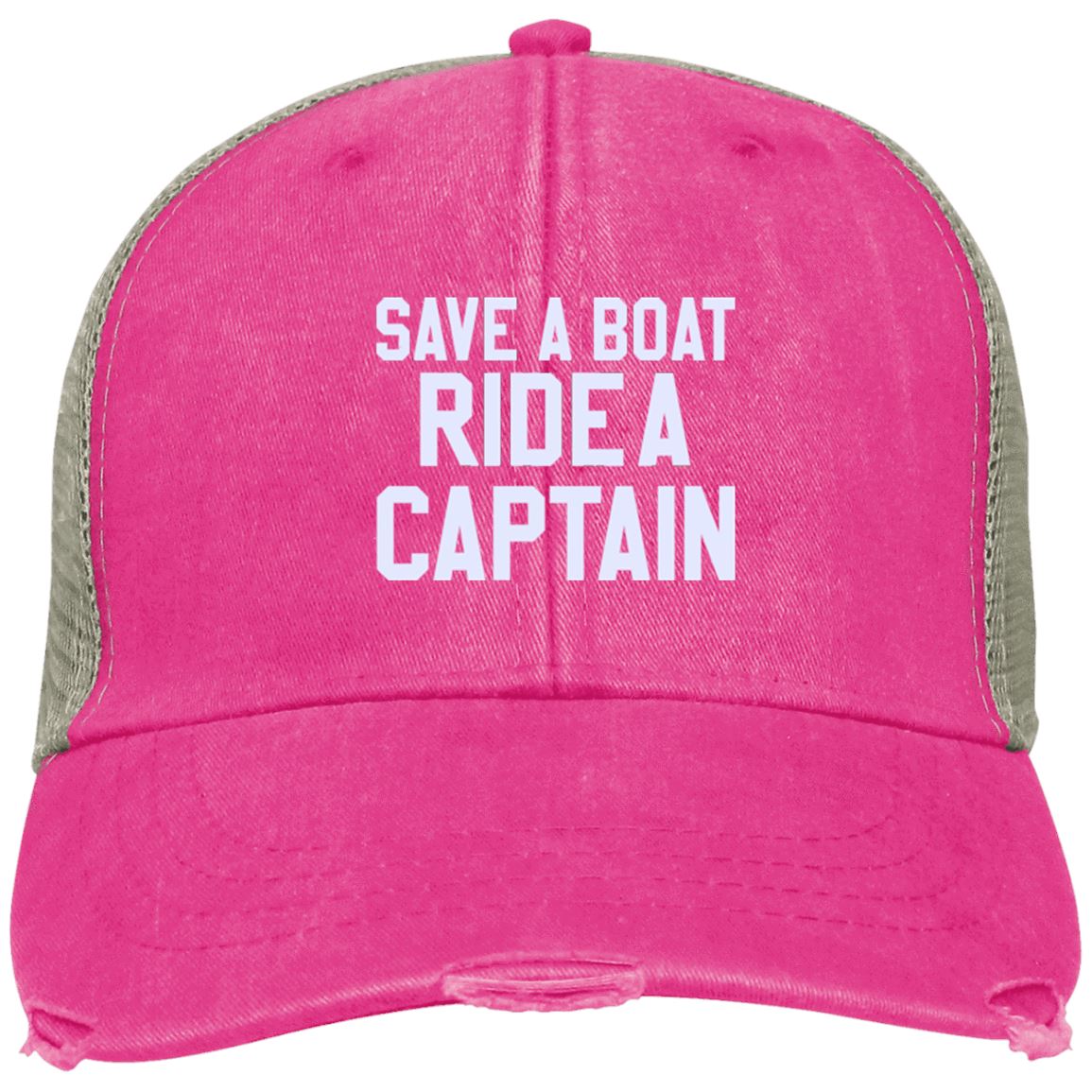 Save A Boat Ride A Captain Hat - Houseboat Kings
