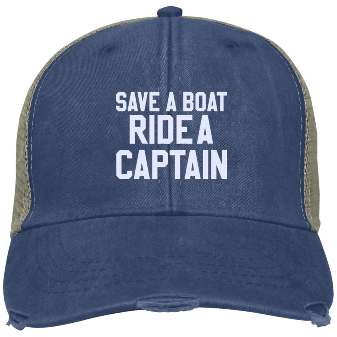 Save A Boat Ride A Captain Hat - Houseboat Kings