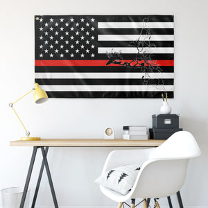 SF Delta Thin Red Line American Boat Flag Wall Art 