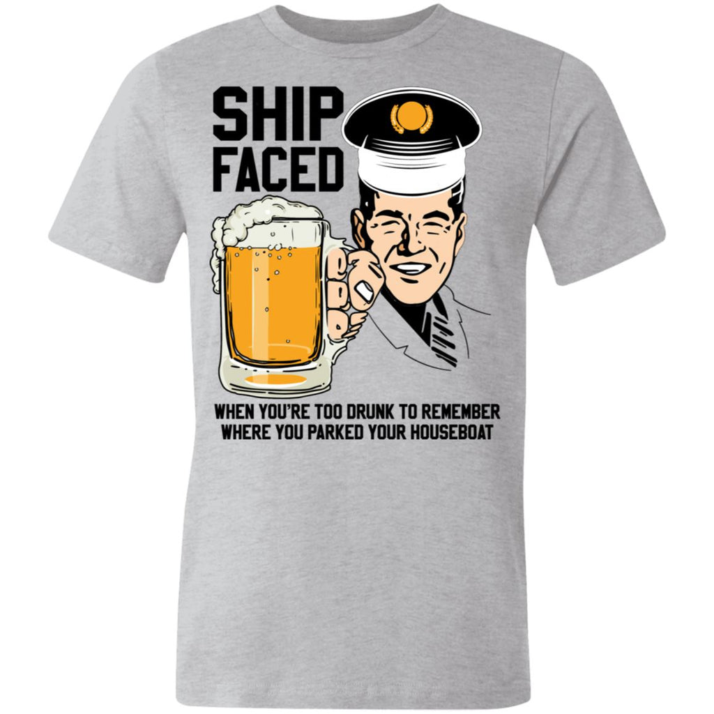 Ship Faced Unisex T - Houseboat Kings