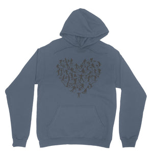 SKIING HEART_Grey Classic Adult Hoodie Apparel Airforce Blue XS 