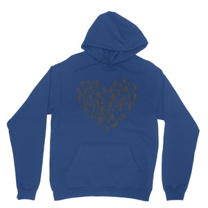 SKIING HEART_Grey Classic Adult Hoodie Apparel Royal Blue XS 