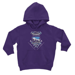 SKIING IS MY RELIGION THE MOUNTAIN IS MY CHURCH Classic Kids Hoodie Apparel Purple 3 to 4 Years 