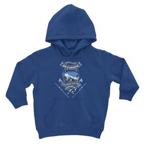 SKIING IS MY RELIGION THE MOUNTAIN IS MY CHURCH Classic Kids Hoodie Apparel Royal Blue 3 to 4 Years 