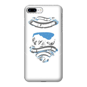 SKIING IS MY RELIGION THE MOUNTAIN IS MY CHURCH Fully Printed Tough Phone Case Accessories Apple iPhone 7-8 Plus Fully Printed Tough Case Black & White 