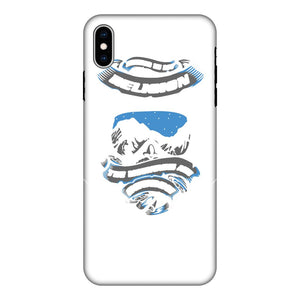 SKIING IS MY RELIGION THE MOUNTAIN IS MY CHURCH Fully Printed Tough Phone Case Accessories Apple iPhone Xs Max Fully Printed Tough Case Black & White 