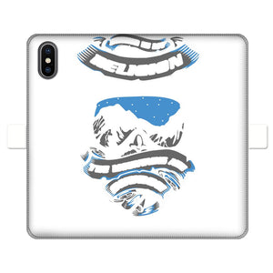 SKIING IS MY RELIGION THE MOUNTAIN IS MY CHURCH Fully Printed Wallet Cases Accessories Apple iPhone X-Xs Fully Printed Wallet Case Black&White 