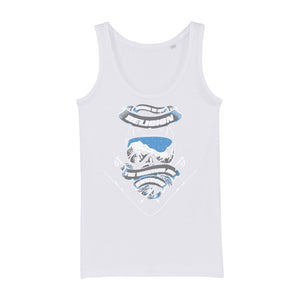 SKIING IS MY RELIGION THE MOUNTAIN IS MY CHURCH Organic Jersey Womens Tank Top Apparel White Womens XS (EU) / XSS (US)