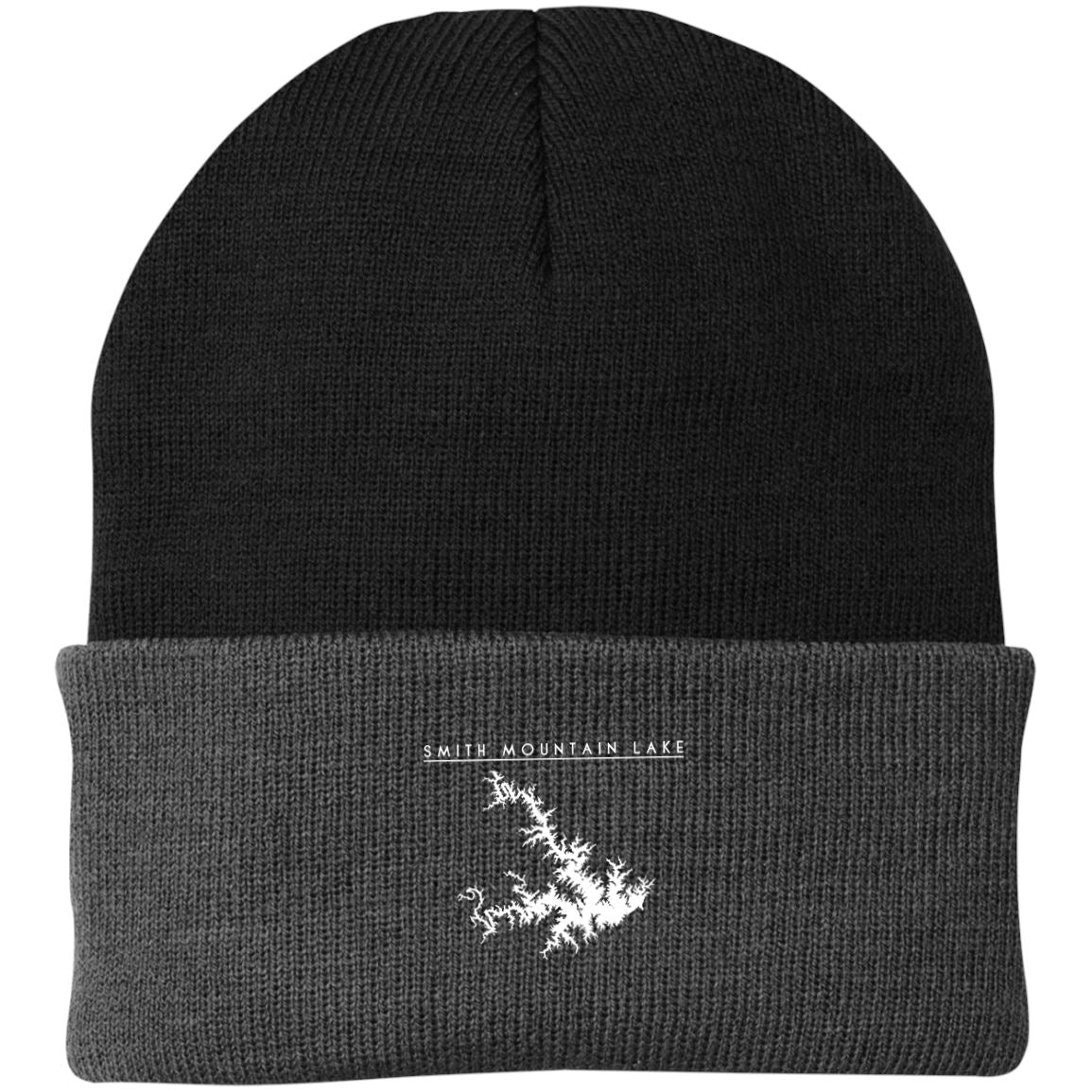 Smith Mountain Lake Embroidered Knit Cap - Houseboat Kings