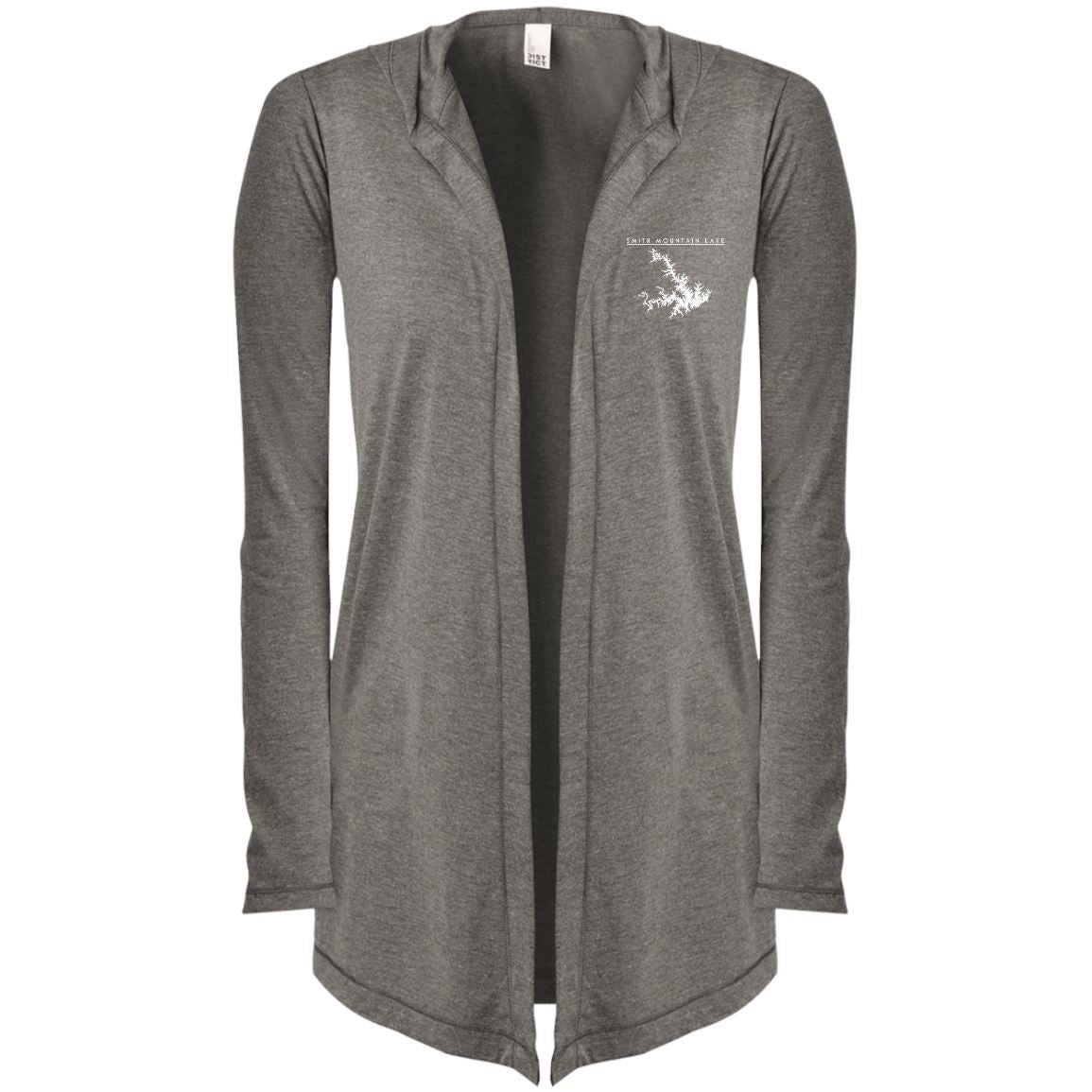 Smith Mountain Lake Embroidered Women's Hooded Cardigan - Houseboat Kings
