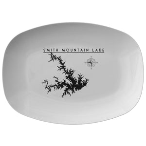 Smith Mountain Lake Serving Platter | Printed | Lake Gift | Wedding Gift - Houseboat Kings