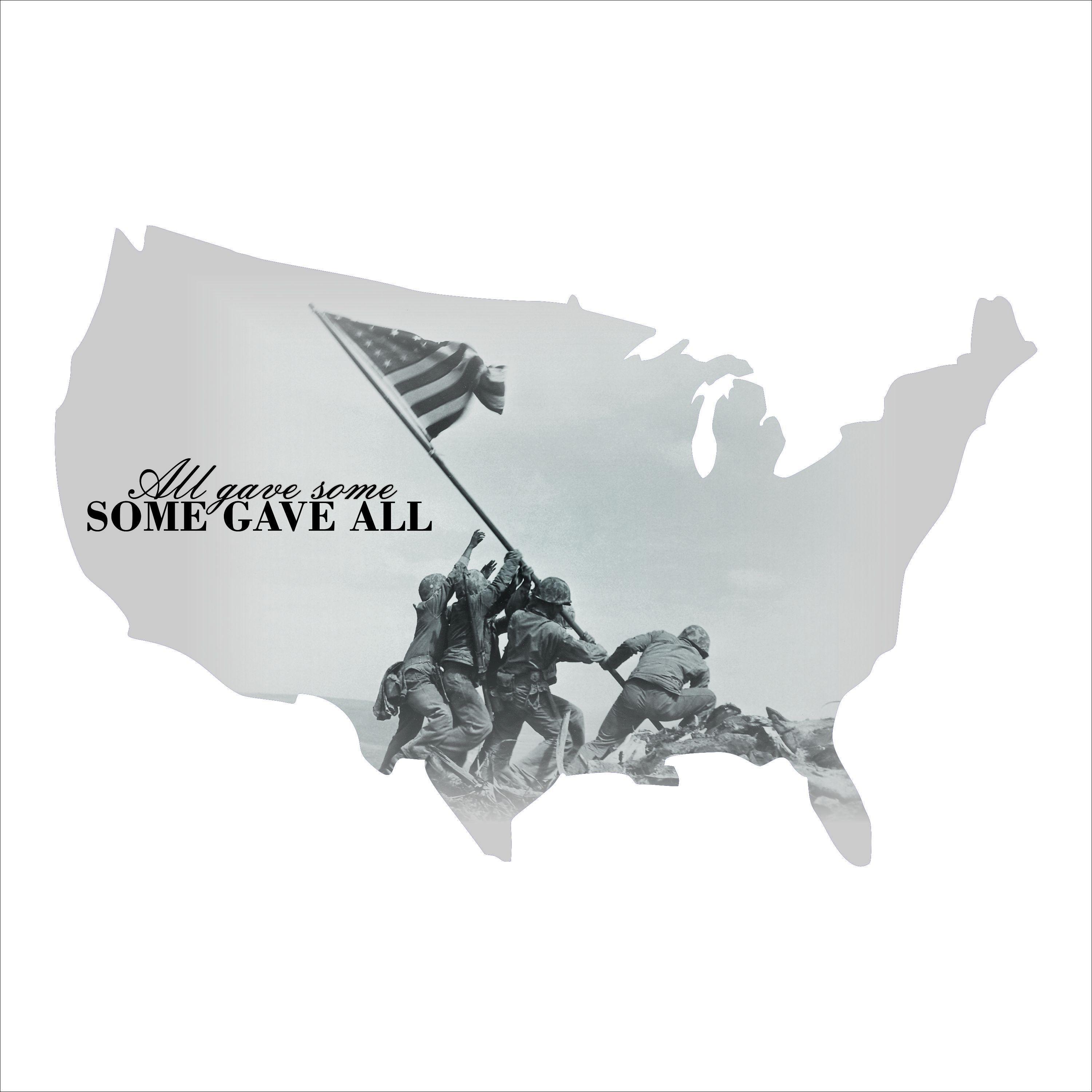 Some Gave All Imagery Sign - Houseboat Kings