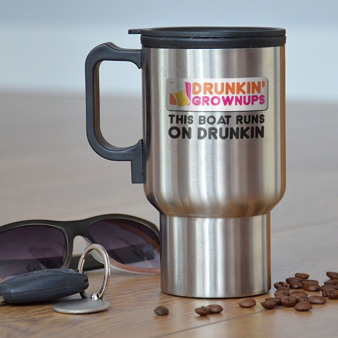 Stainless Steel Insulated Cup - Drunkin' Grownups - Houseboat Kings