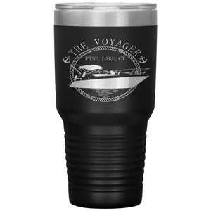 The Voyager Pine Lake, CT 30oz Tumbler Tumblers Black 