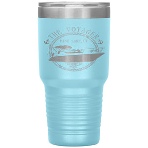 The Voyager Pine Lake, CT 30oz Tumbler Tumblers Light Blue 