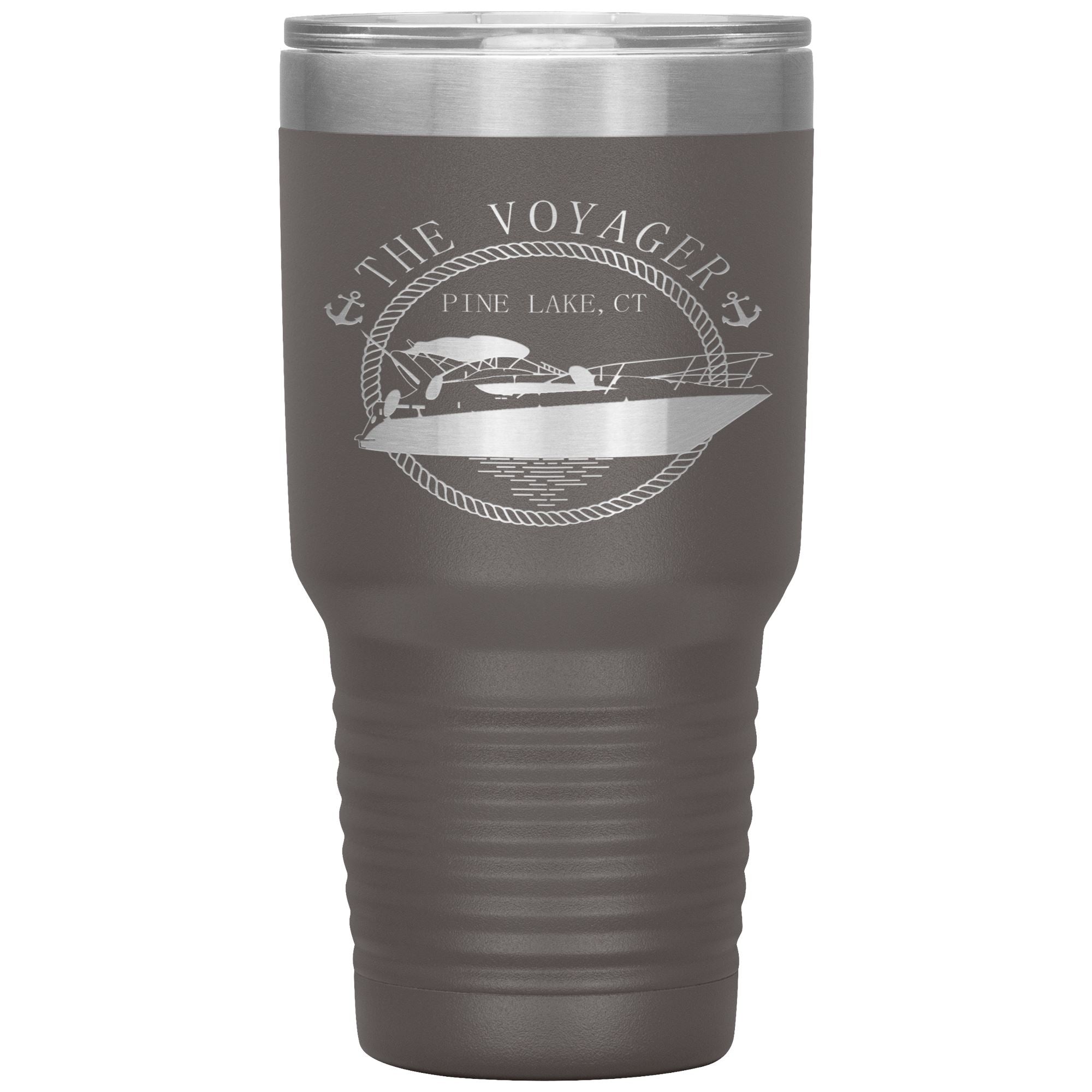The Voyager Pine Lake, CT 30oz Tumbler Tumblers Pewter 