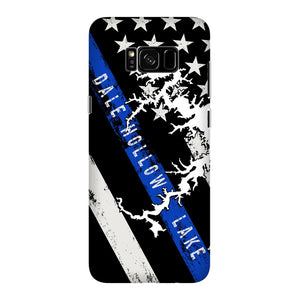 Thin Blue Line Dale Hollow Lake Fully Printed Matte Phone Case - Houseboat Kings