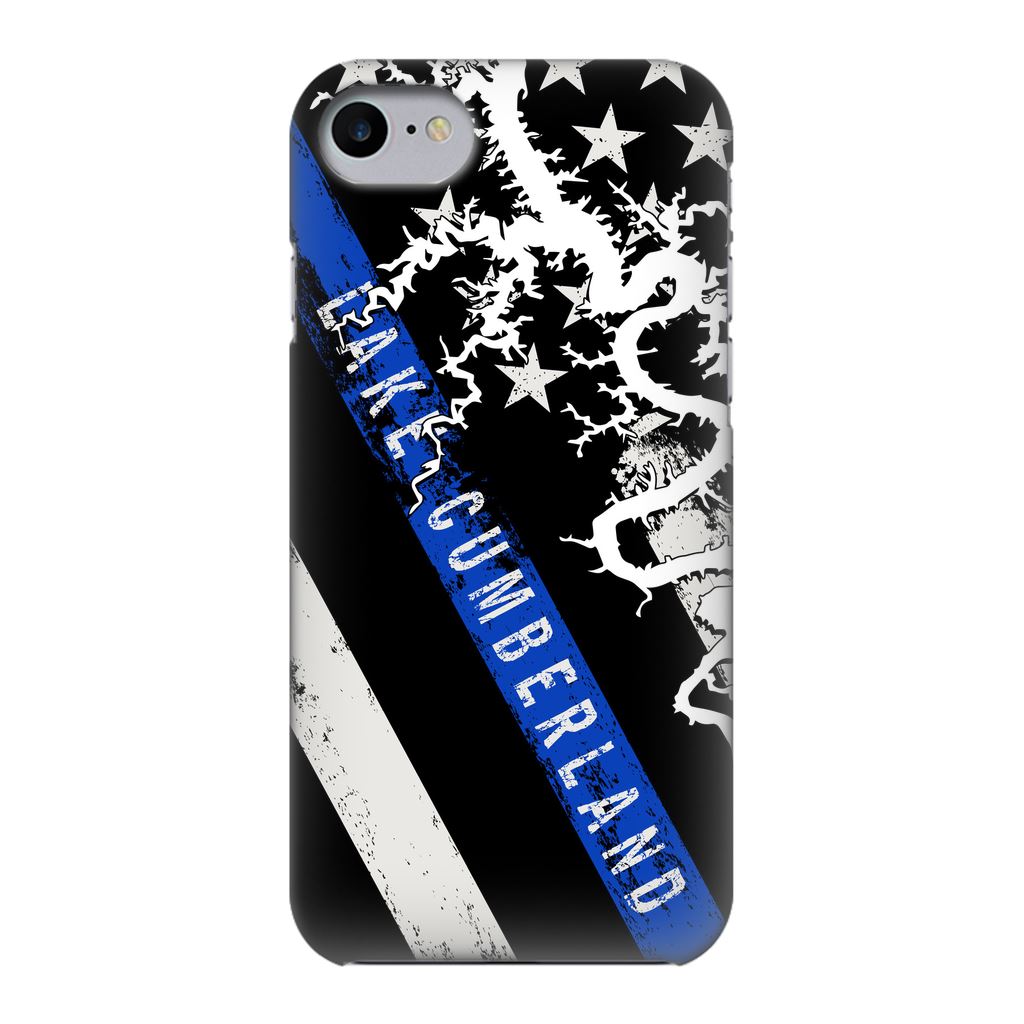 Thin Blue Line Lake Cumberland Fully Printed Matte Phone Case - Houseboat Kings