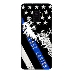Thin Blue Line Lake Lanier Fully Printed Matte Phone Case - Houseboat Kings