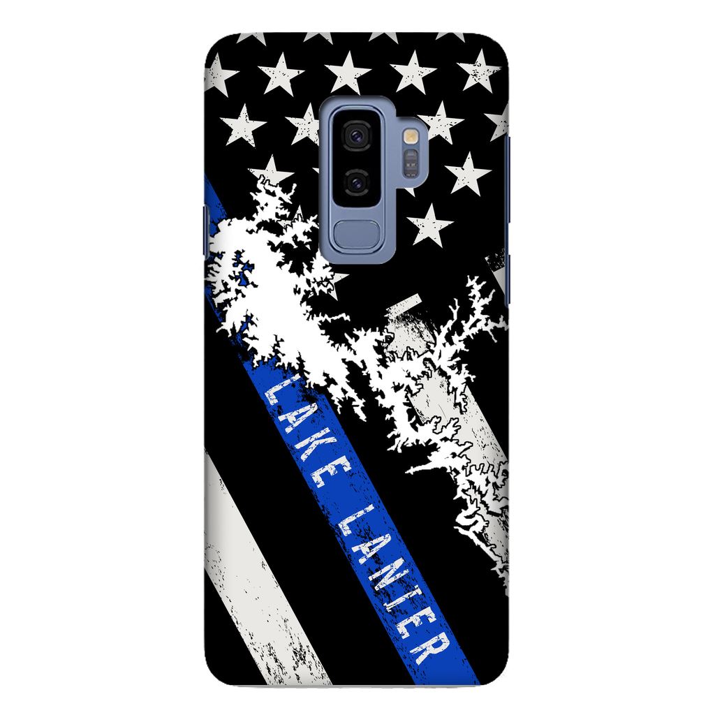 Thin Blue Line Lake Lanier Fully Printed Matte Phone Case - Houseboat Kings