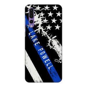 Thin Blue Line Lake Powell Fully Printed Matte Phone Case - Houseboat Kings