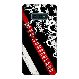 Thin Red Line Lake Cumberland Fully Printed Matte Phone Case - Houseboat Kings