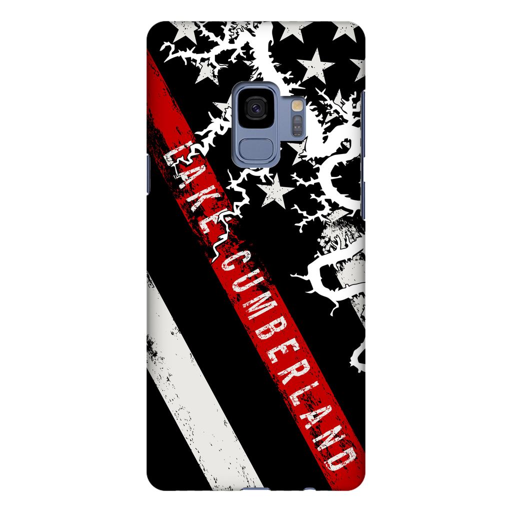 Thin Red Line Lake Cumberland Fully Printed Matte Phone Case - Houseboat Kings