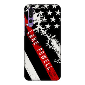 Thin Red Line Lake Powell Fully Printed Matte Phone Case - Houseboat Kings
