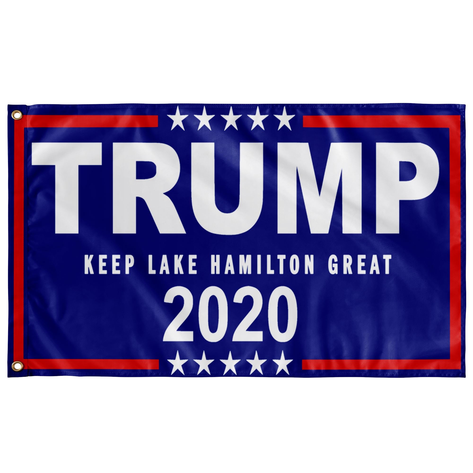 Trump Boat Flag - Keep Lake Hamilton Great - Houseboat Kings