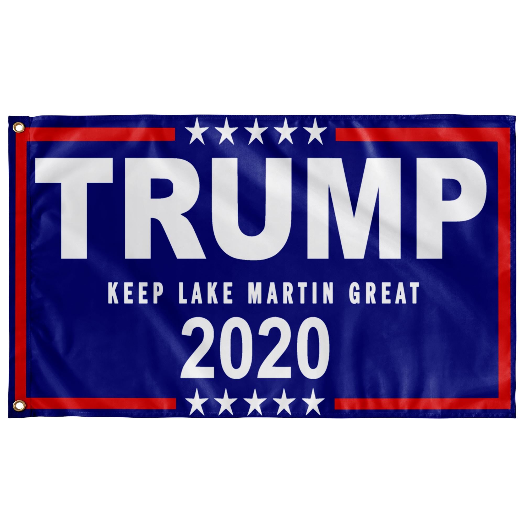 Trump Boat Flag - Keep Lake Martin Great - Houseboat Kings