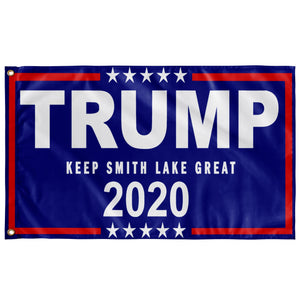 Trump Boat Flag - Keep Smith Lake Great - Houseboat Kings