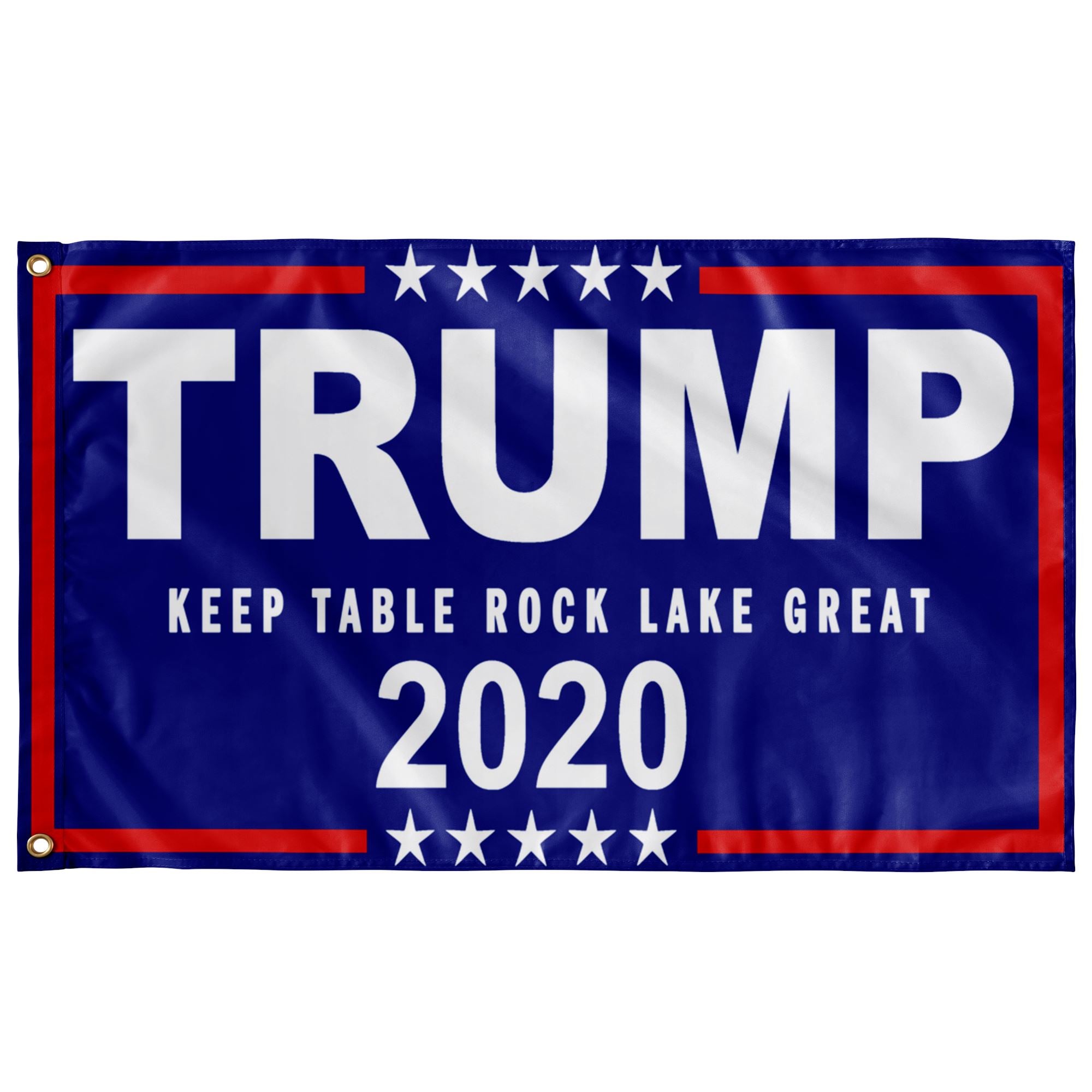 Trump Boat Flag - Keep Table Rock Lake Great - Houseboat Kings