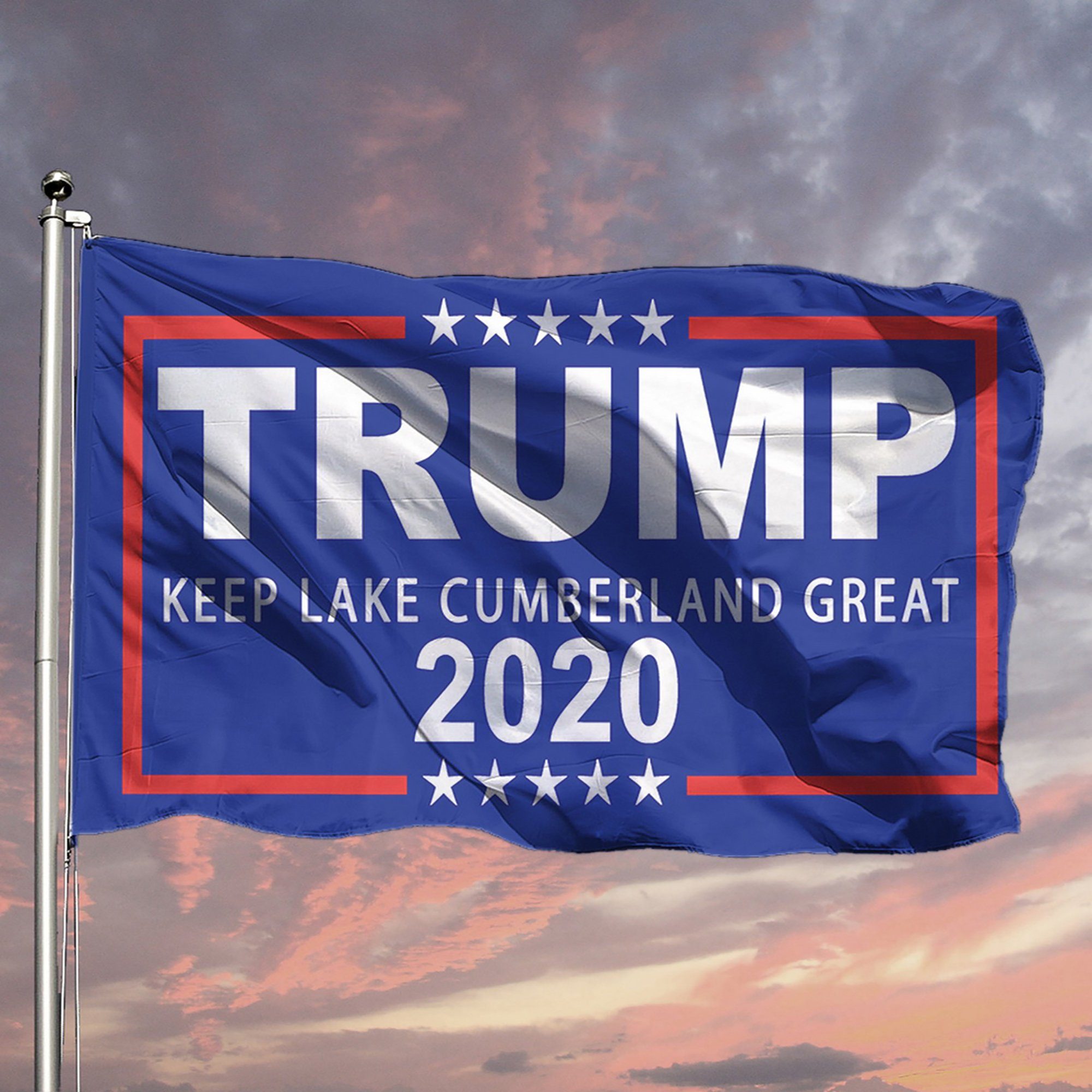 Trump Boat Flags - Keep Lake Cumberland Great - Houseboat Kings