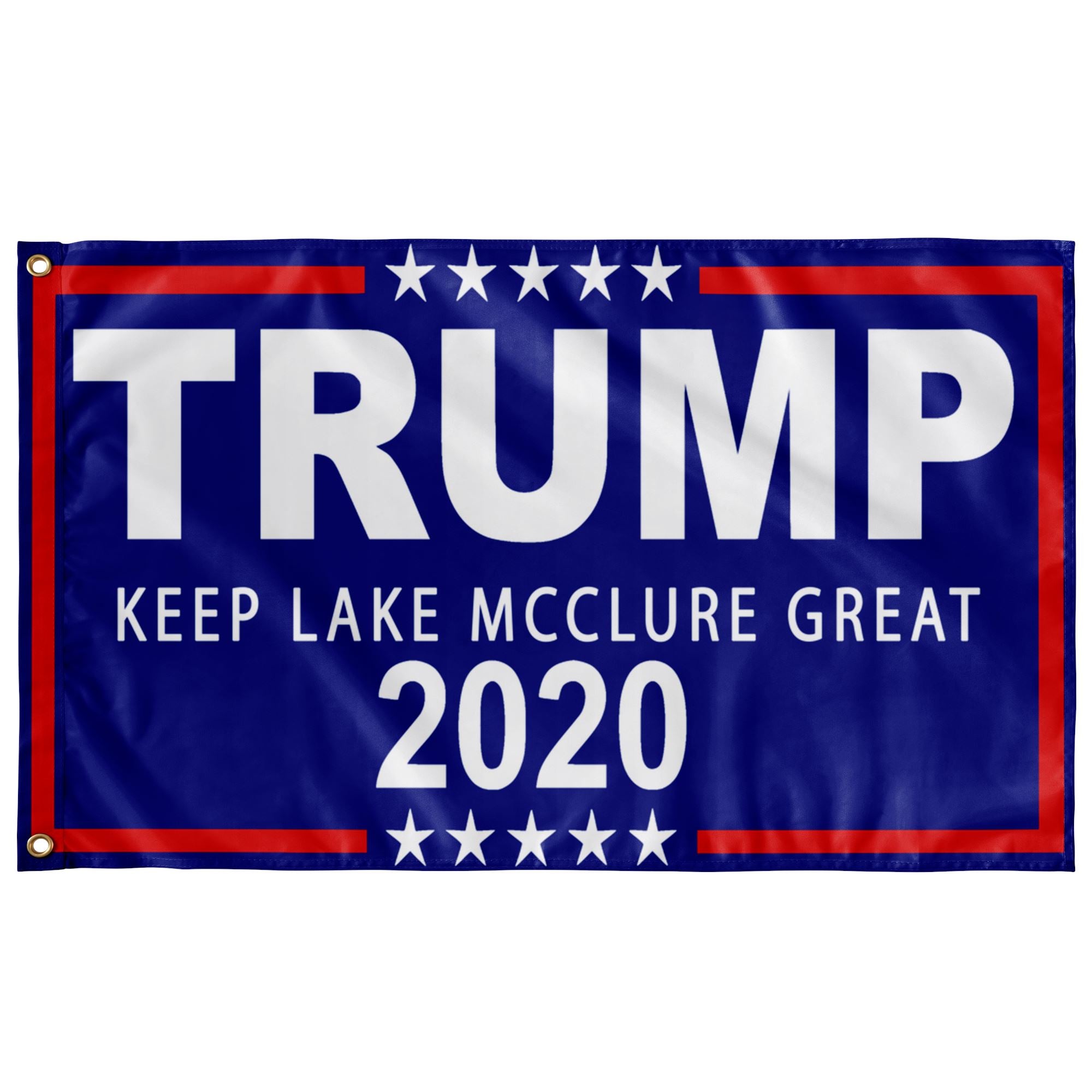Trump Boat Flags - Keep Lake Mcclure Great - Houseboat Kings