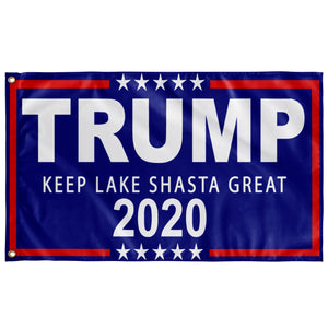 Trump Boat Flags - Keep Lake Shasta Great - Houseboat Kings