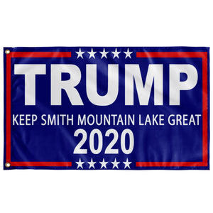 Trump Boat Flags - Keep Smith Mountain Lake Great - Houseboat Kings